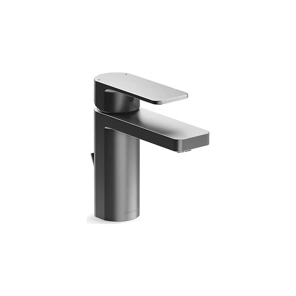 Parallel 0.5 GPM Single Hole Bathroom Faucet and Pop-Up Drain Assembly