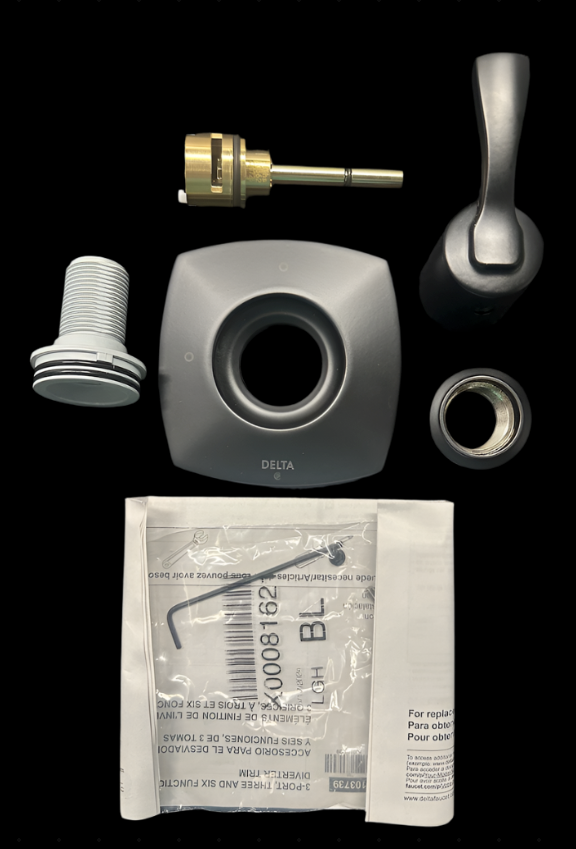 Delta Stryke Three Function Diverter Valve Trim, T11876-BL