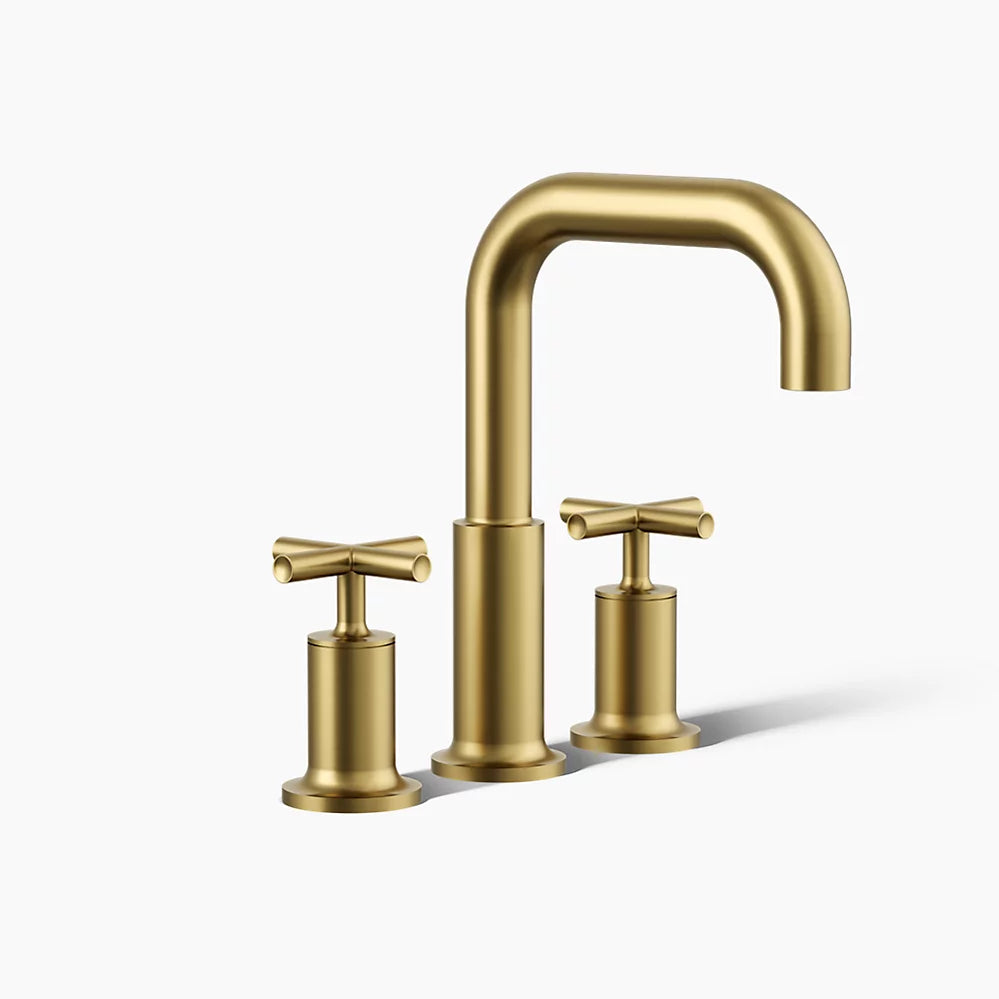 Kohler K-T14428-3 Purist Deck Mounted Roman Tub Filler with Dual Cross Handle - NEW