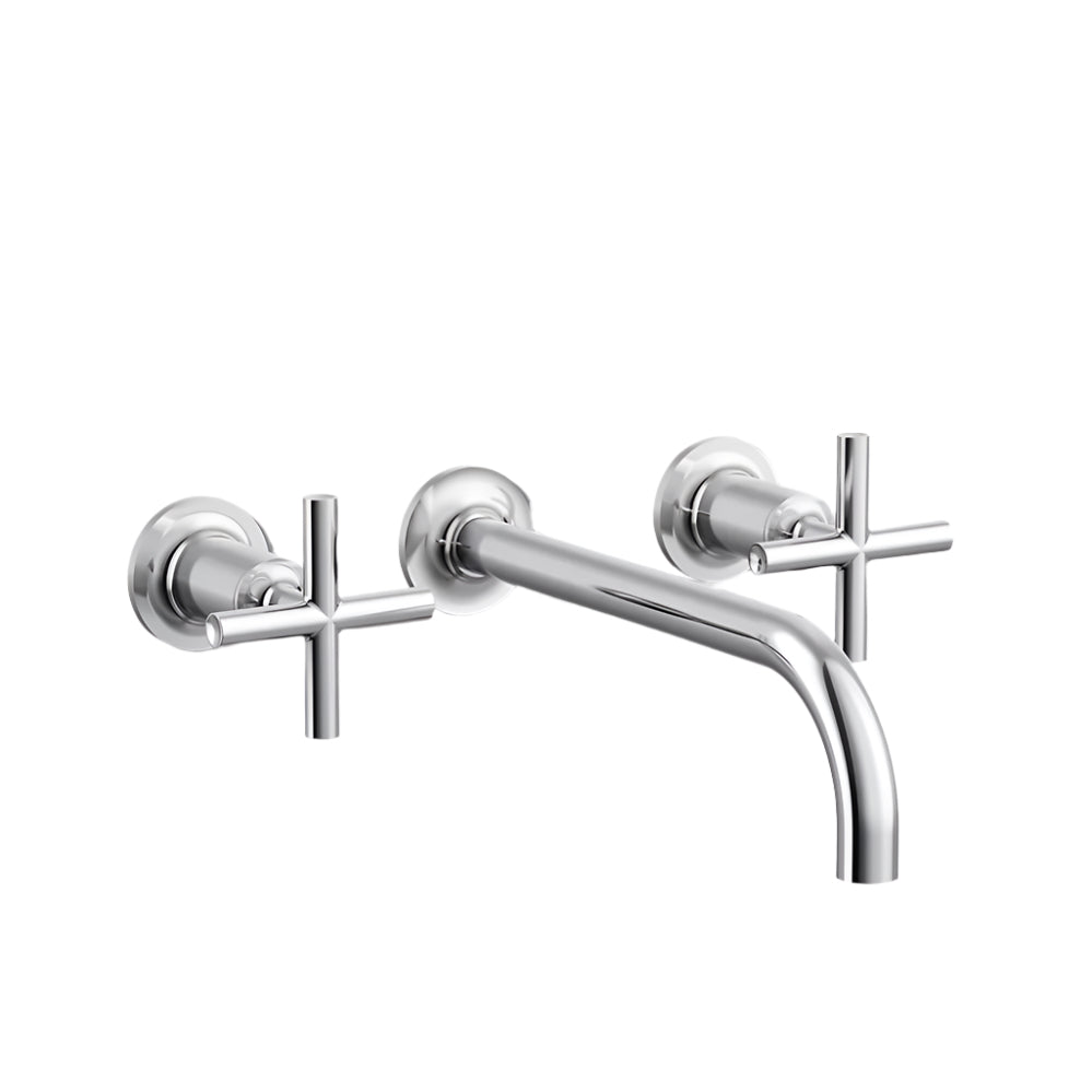 Kohler K-T14414-3 Purist Wall Mounted Widespread Bathroom Faucet - NEW
