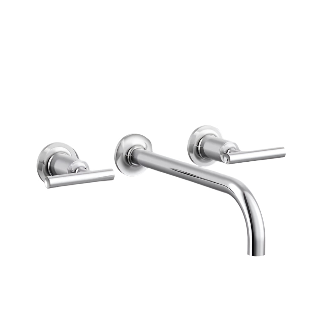 Kohler K-T14414-4 Purist Wall Mounted Widespread Bathroom Faucet - NEW