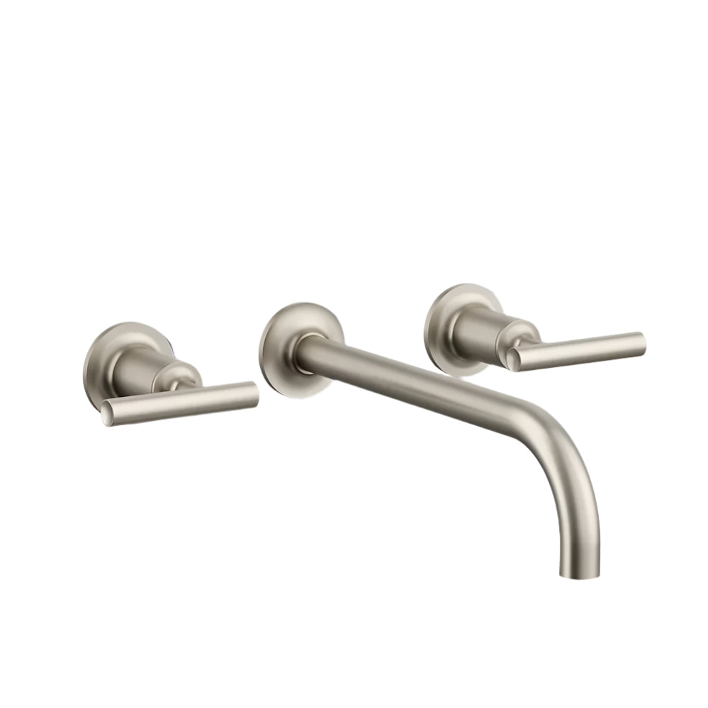 Kohler K-T14414-4 Purist Wall Mounted Widespread Bathroom Faucet - NEW