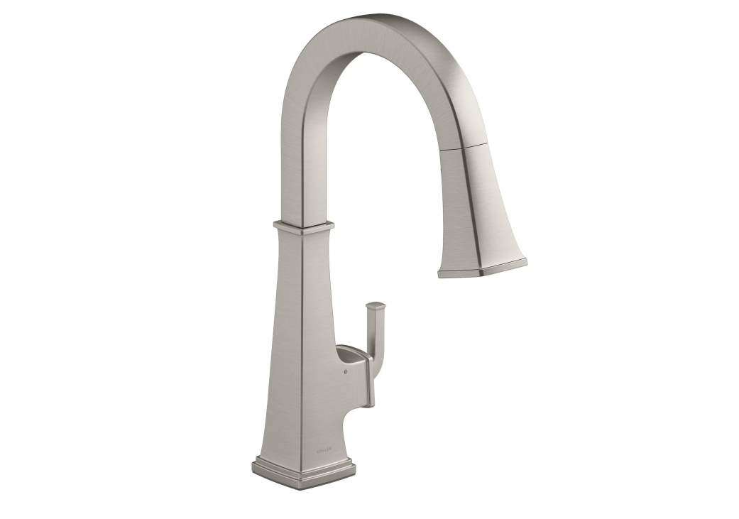 Kohler K-23832-VS Riff Touchless Pull-Down Kitchen Sink Faucet with Three-Function Sprayhead