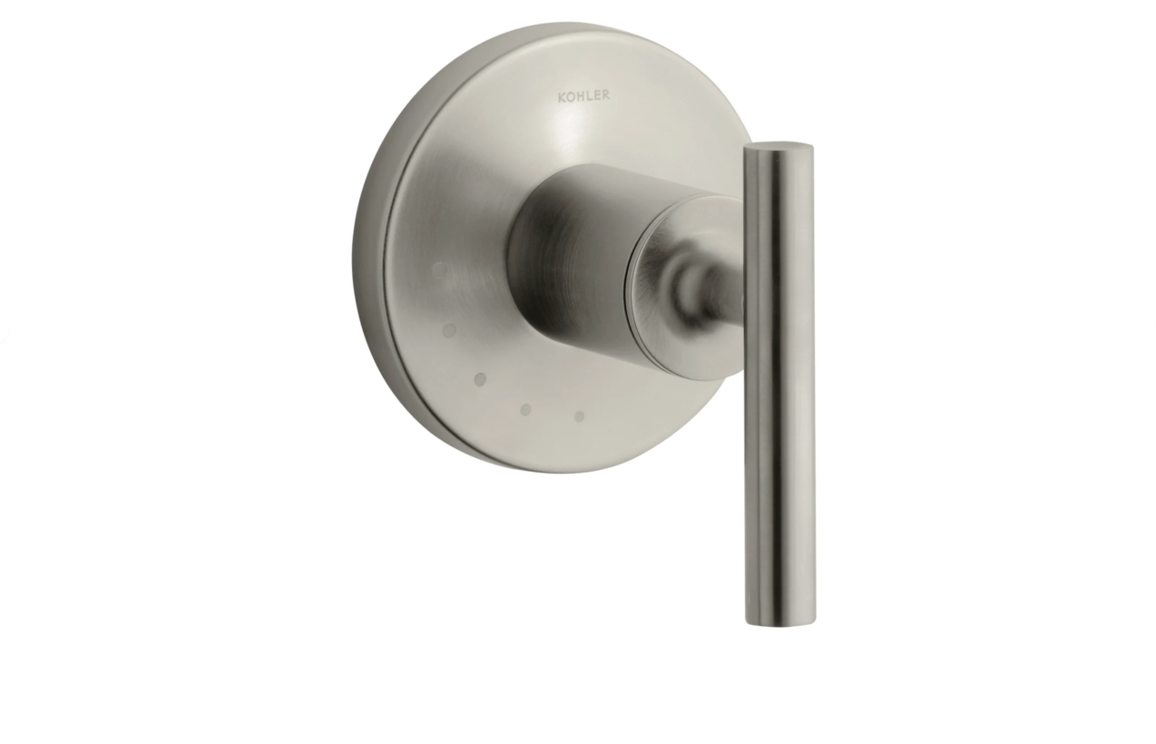Kohler K-T14490-4-BN Purist Single Handle Volume Control Valve Trim - Less Valve