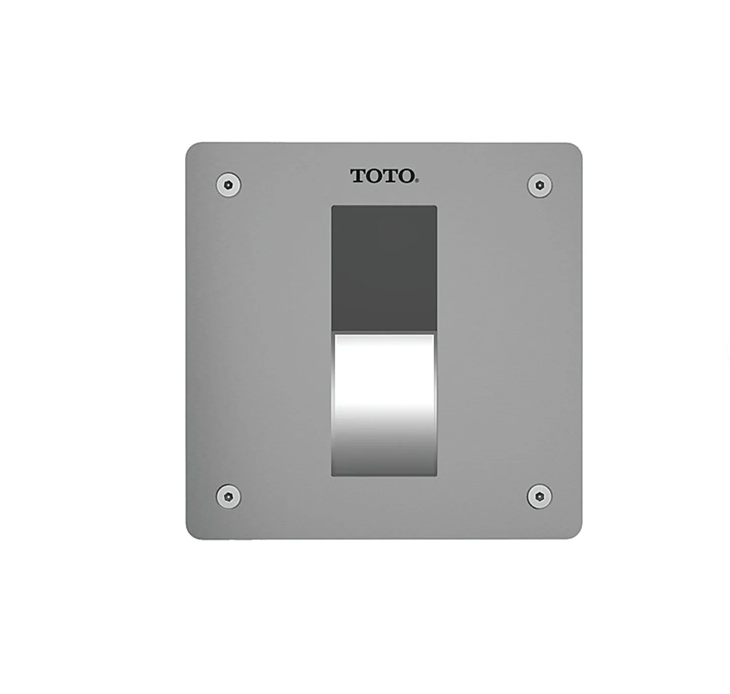 TOTO Concealed 4" x 4" 1.28 GPF Toilet Flushometer with EcoPower Technology (1-1/2" V.B. Set) Model: TET3LA32#SS