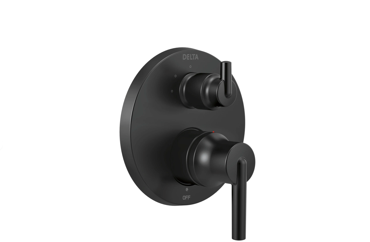 Delta T24859-BL Contemporary Monitor 14 Series Trim Matte Black - OPEN BOX