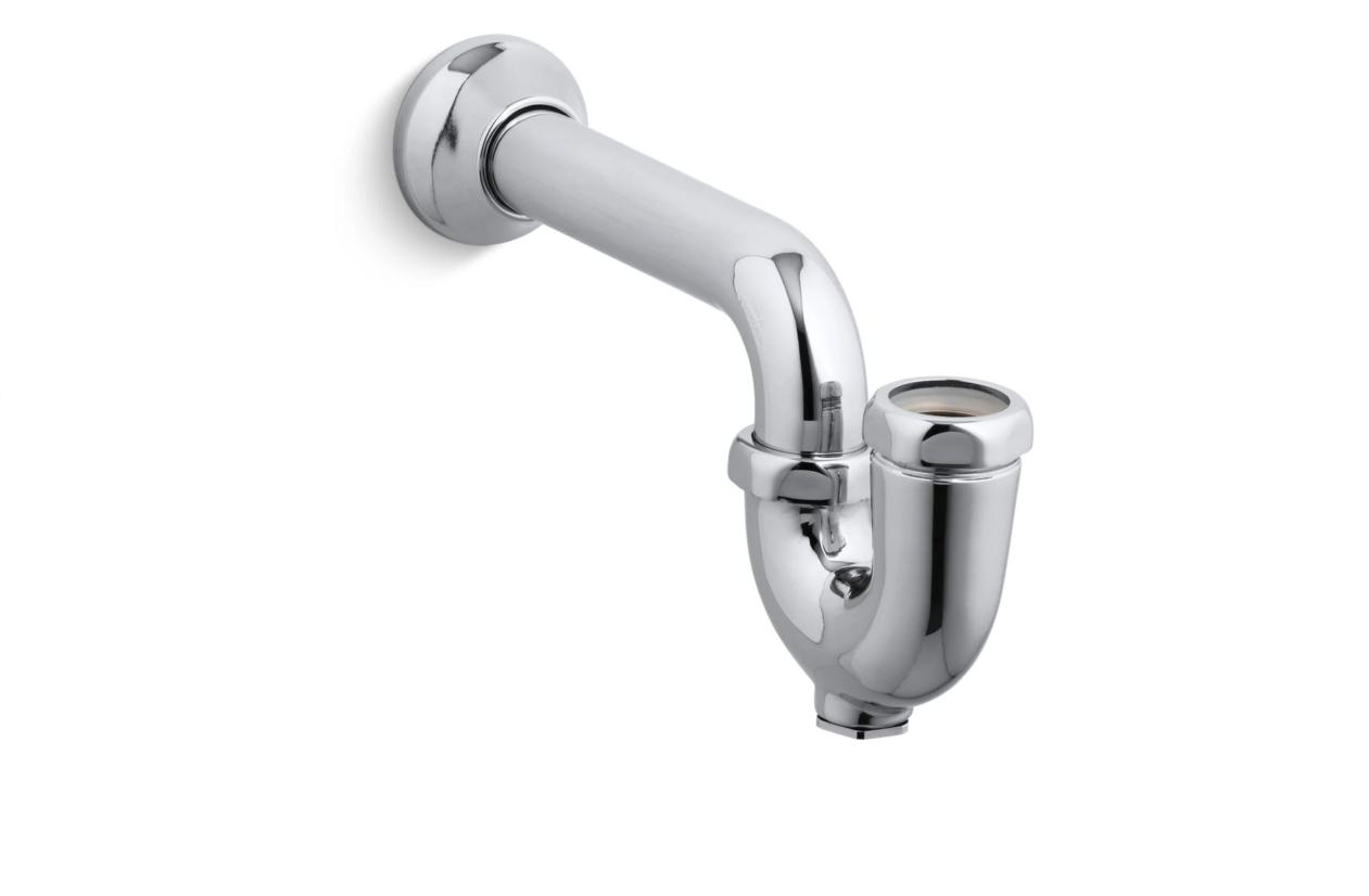 Kohler K-9000-CP Adjustable P-Trap with tubing outlet for 1.5" Inlet and 1.5" Outlet - OPEN BOX