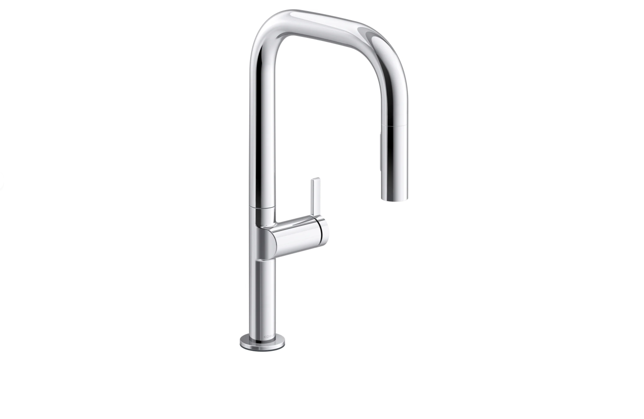 Kohler K-28269 Components 1.5 GPM Single Hole Angled High-Arch Pull Down Kitchen Faucet - NEW