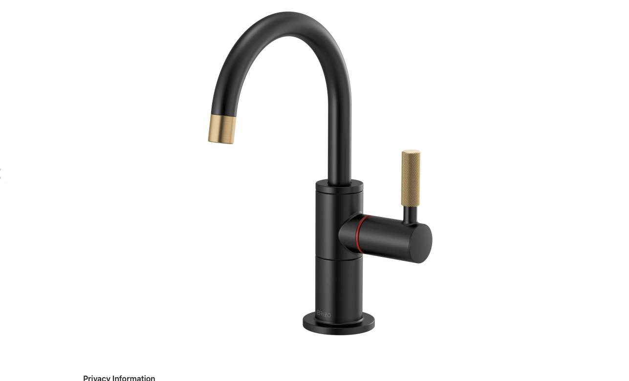 BRIZO 61343LF-H-BLGL Litze Instant Hot Faucet Water Dispenser