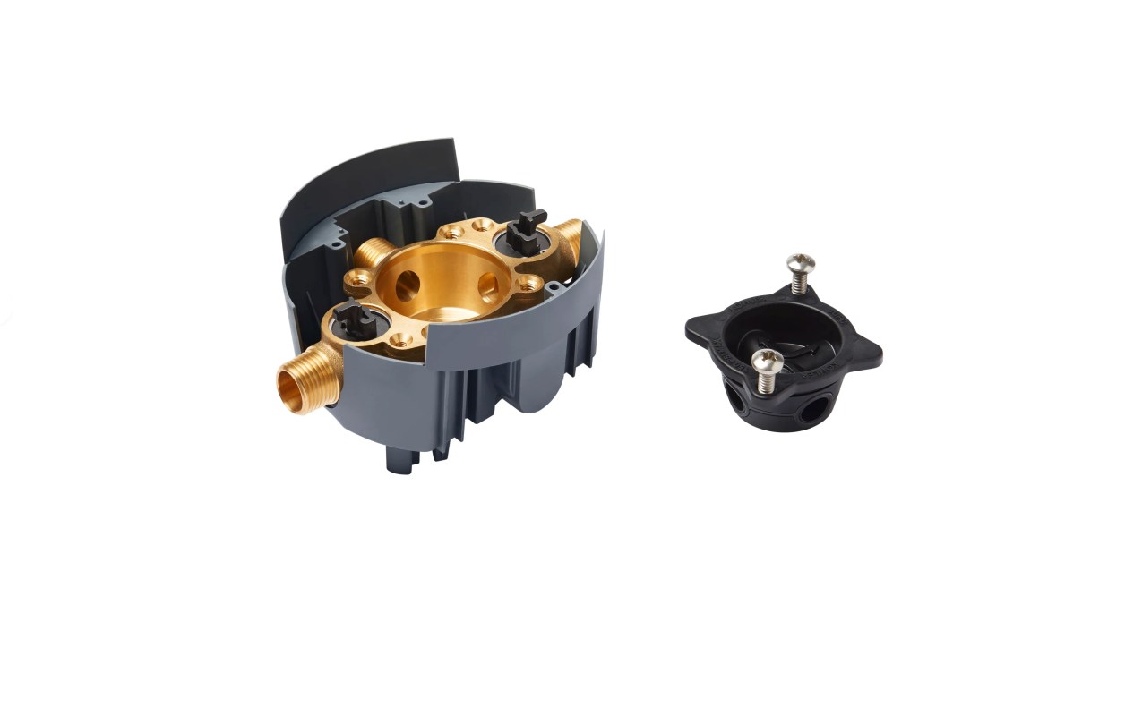 Kohler K-8300-KS-NA Rite-Temp 1/2" Rough-In with NPT and Service Stops - Less Valve Cartridge - OPEN BOX