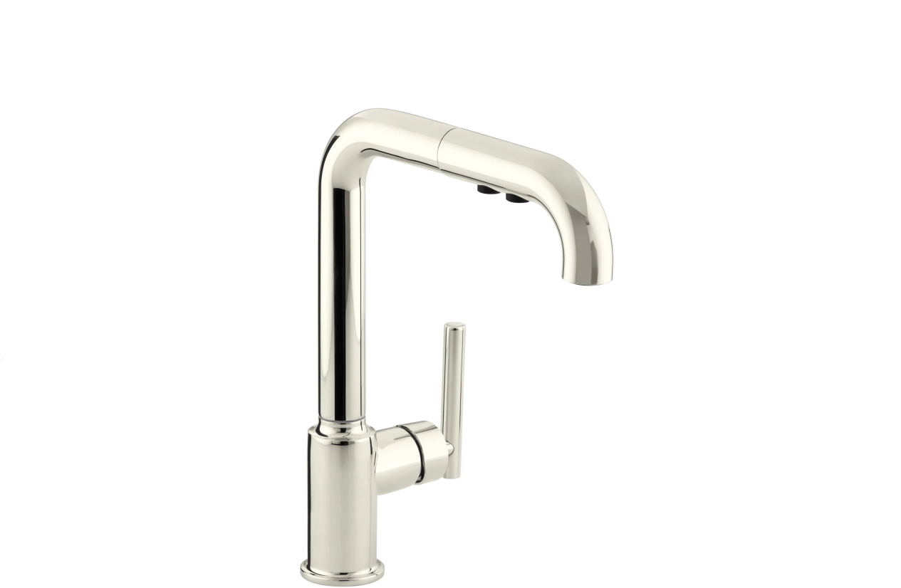 Kohler K-7505 Purist Single Hole Pull Out Kitchen Faucet - NEW