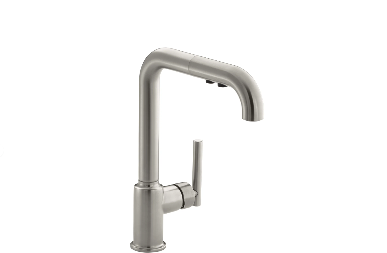 Kohler K-7505 Purist Single Hole Pull Out Kitchen Faucet - NEW