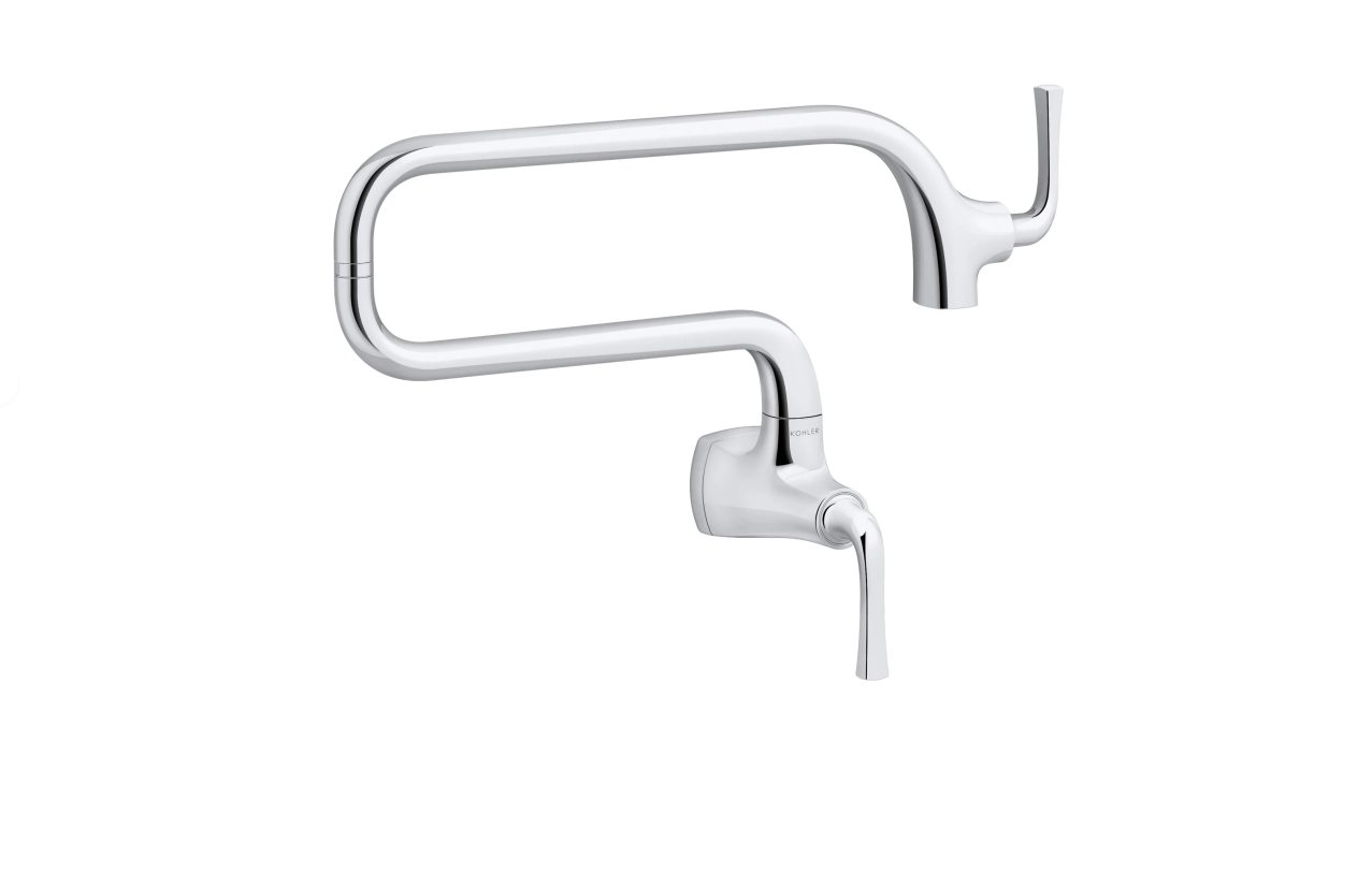 Kohler K-22066 Graze Wall Mounted Single Hole Pot Filler - NEW