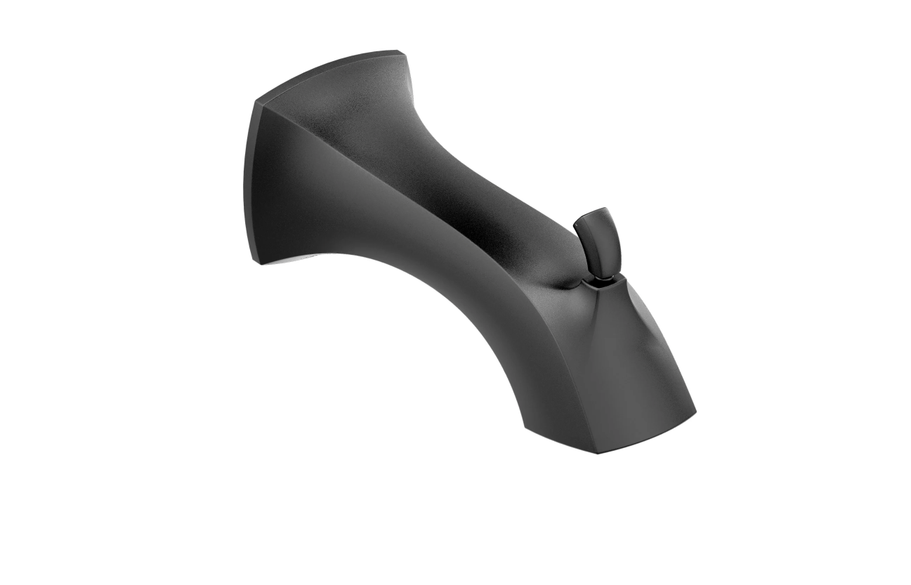 Moen 161955BL Voss 1/2-Inch Slip Fit Connection Diverter Tub Spout - OPEN BOX