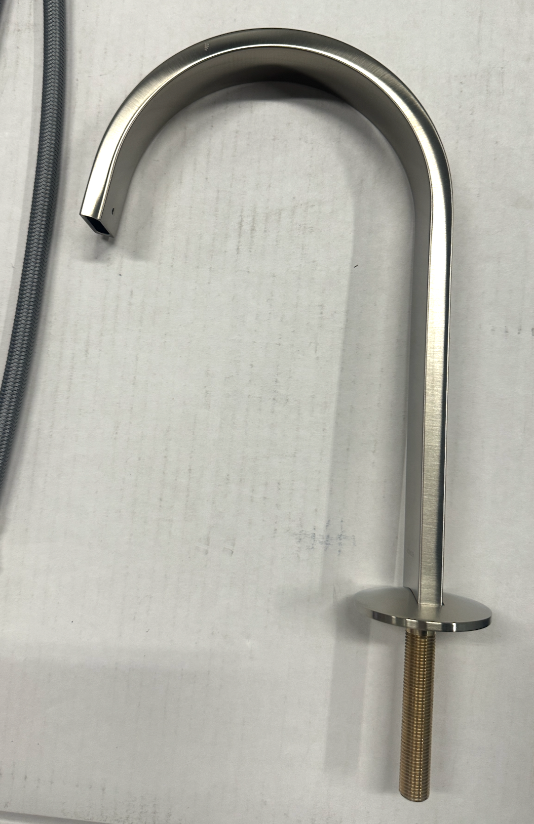 Kohler K-77968-BN Components 1.2 GPM Single Hole Bathroom Faucet with Pop-Up Drain Assembly - Less Handles - OPEN BOX