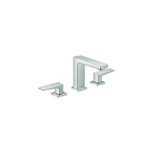 Hansgrohe Metropol 1.2 (GPM) Widespread Bathroom Faucet with Pop-Up Drain, 32516001 - OPEN BOX