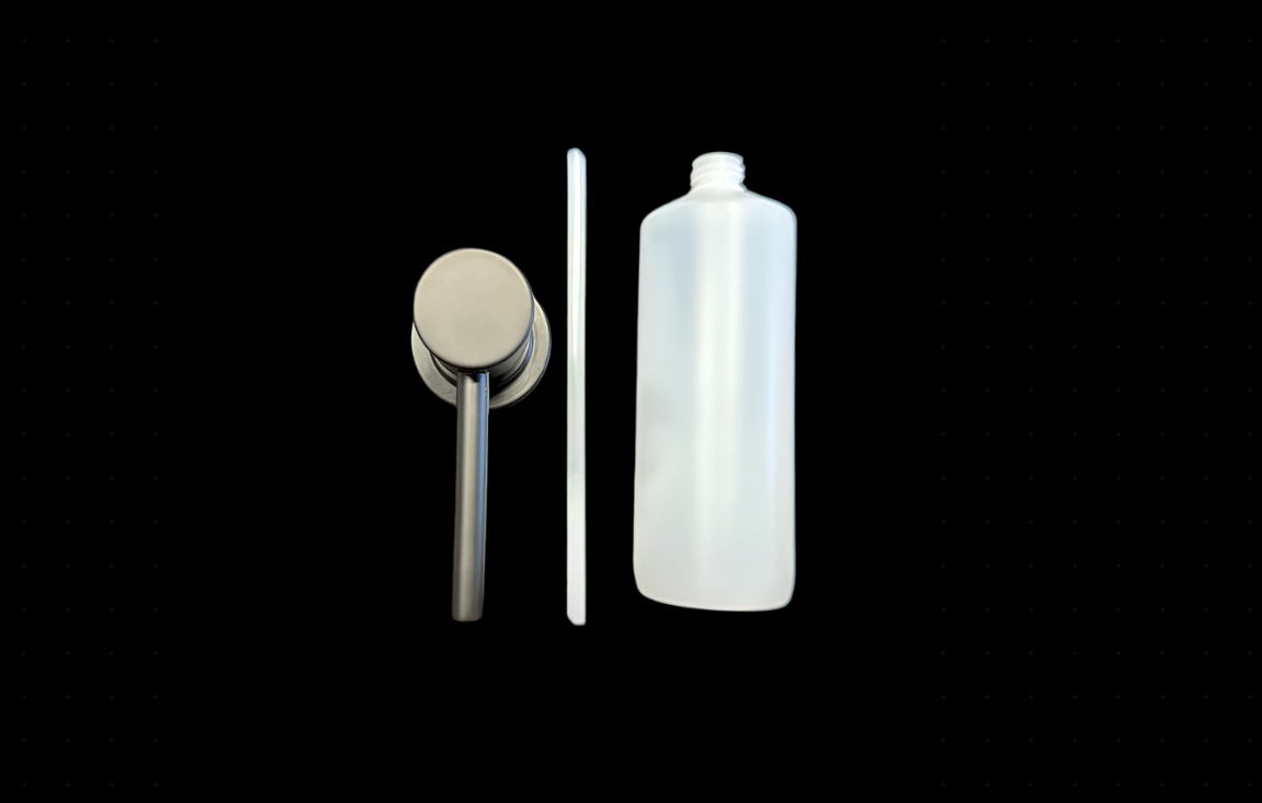 Delta RP100734BL Trinsic Deck Mounted Soap Dispenser, Matte Black