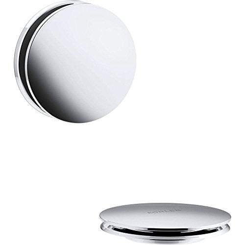 Kohler PureFlo Contemporary Push Button Cable Bath Drain Trim K-T37395-CP