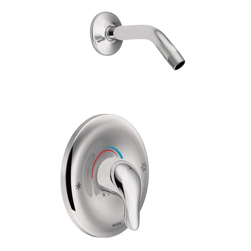 MoenTL182NH Moen Single Handle Posi-Temp Pressure Balanced Shower Trim, Chrome