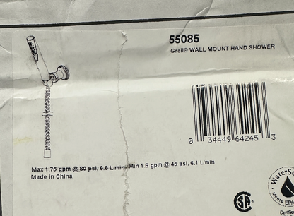 Delta 55085  Trinsic 1.75 GPM Single Function Hand Shower - OPEN BOX