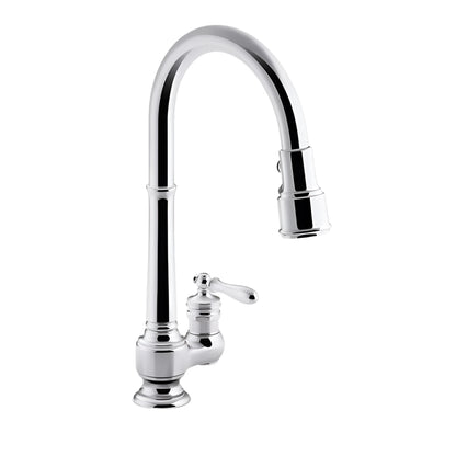Kohler K-99260 Artifacts Single Hole Pull Down Kitchen Faucet - NEW
