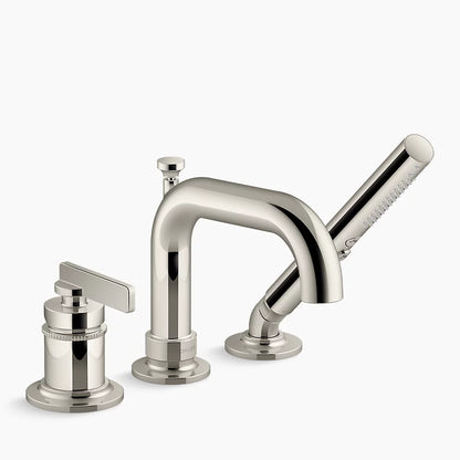 Kohler K-35913-4 Castia by Studio McGee Deck Mounted Roman Tub Filler with Built-In Diverter - Includes Hand Shower - NEW