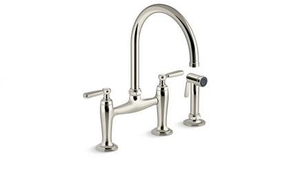 Kohler K-28356 Edalyn by Studio McGee Widespread Bridge Kitchen Faucet - NEW