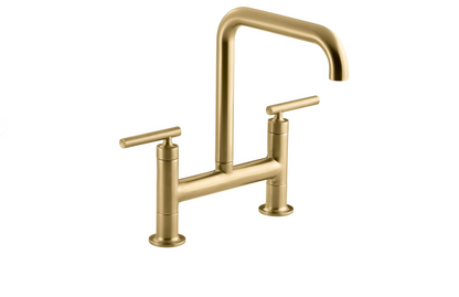 Kohler K-7547-4 Purist 1.5 GPM Bridge Kitchen Faucet - NEW