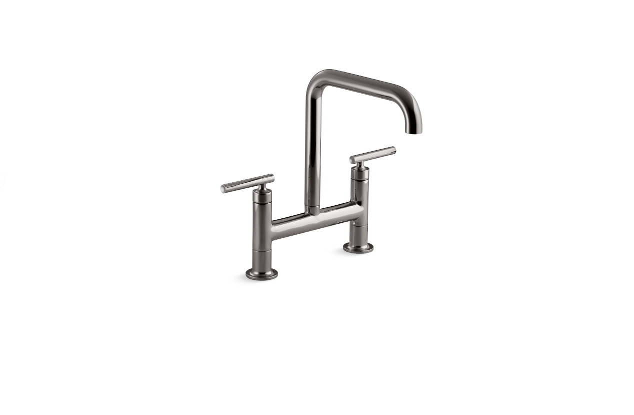 Kohler K-7547-4 Purist 1.5 GPM Bridge Kitchen Faucet - NEW