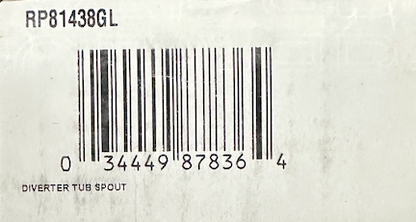 Brizo RP81438GL Essential 7-9/16" Diverter Tub Spout - OPEN BOX