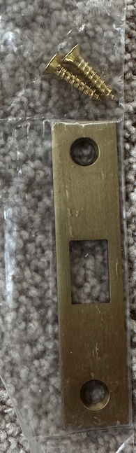 Emtek 2115US4138 Modern Rectangular 7-1/4 Inch Privacy Mortise Pocket Door Lock for 1-3/8" Thick Doors - READ