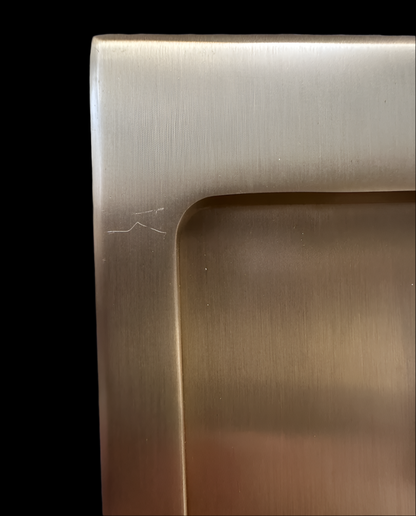 Emtek 2114US4134 Modern Rectangular 7-1/4 Inch Passage Mortise Pocket Door Pull for 1-3/4" Thick Doors - READ