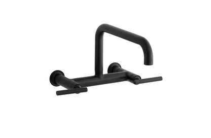 Kohler K-7549-4 Purist 1.8 GPM Wall Mounted Bridge Kitchen Faucet -NEW