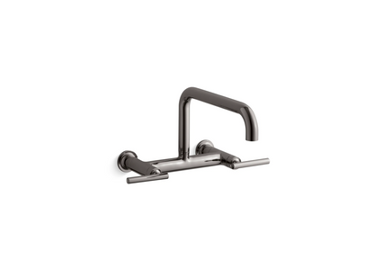 Kohler K-7549-4 Purist 1.8 GPM Wall Mounted Bridge Kitchen Faucet -NEW