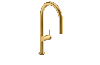 Kohler K-28268 Components 1.5 GPM Goose Neck Single Hole Pull Down Kitchen Faucet - NEW