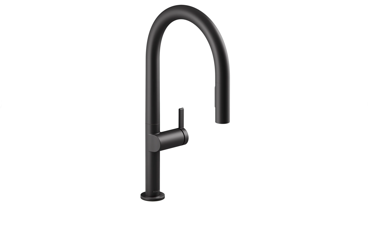 Kohler K-28268 Components 1.5 GPM Goose Neck Single Hole Pull Down Kitchen Faucet - NEW