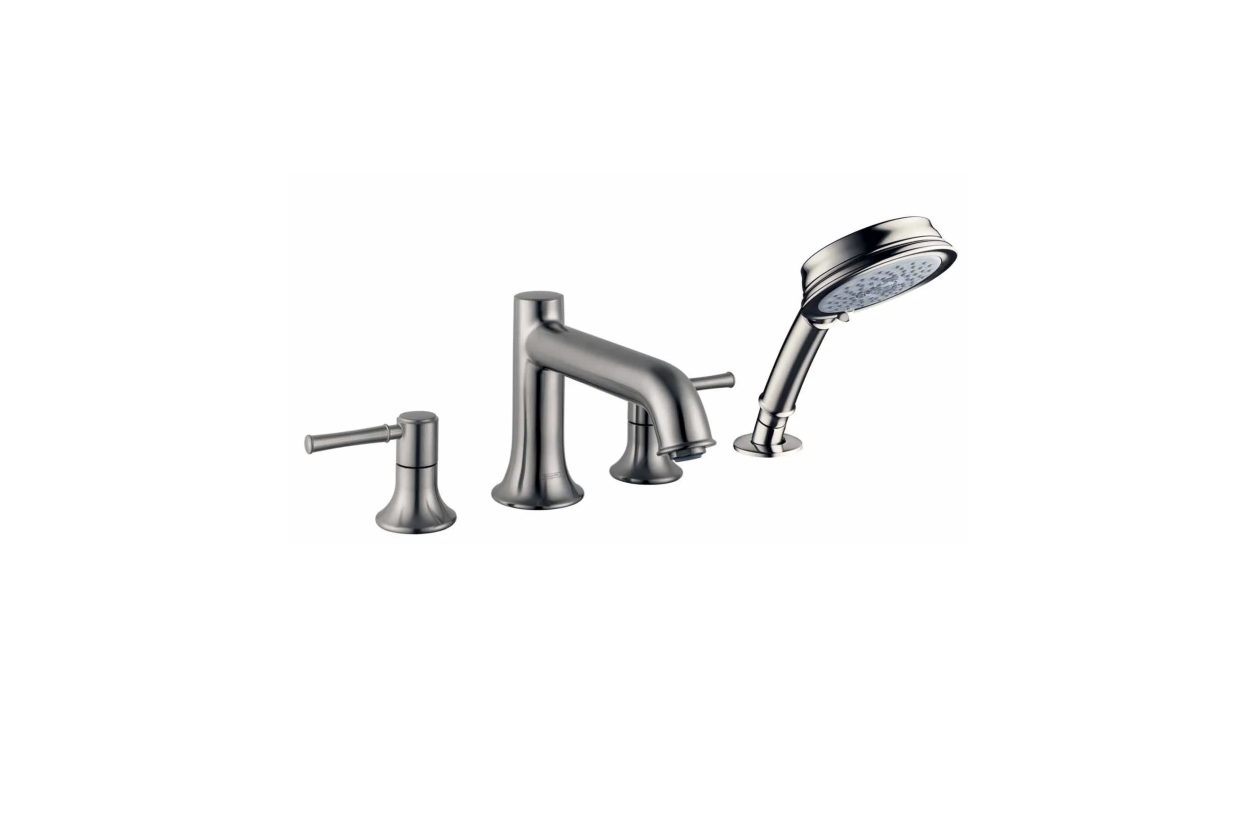 Hansgrohe 14315821 Talis C Deck Mounted Roman Tub Filler Brushed Nickel