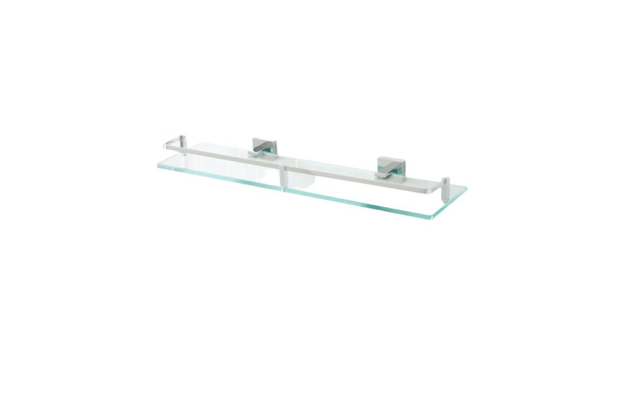 Signature Hardware 295795 Albury 19-5/8" Glass Bathroom Shelf