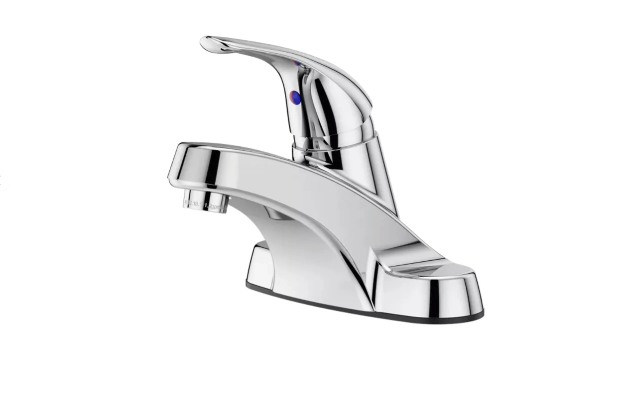 Pfister LG1428000 Pfirst Series 1.2 GPM Faucet with Push & Seal Drain Assembly