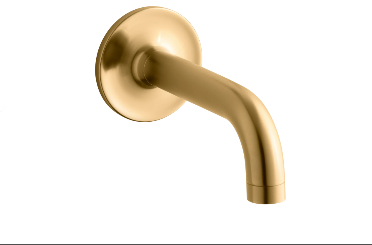 Kohler K-14427-2MB Purist7-3/4" Tub Spout & Flange