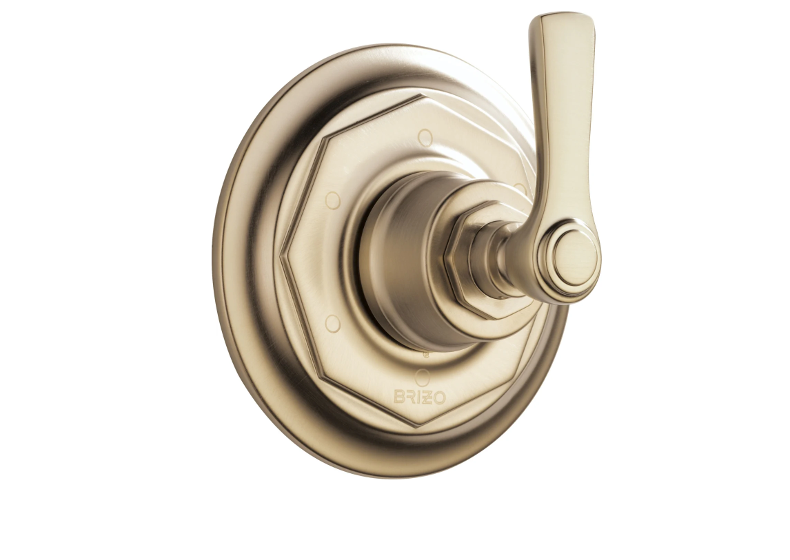 Brizo T60961-GL Rook Six Function Diverter Valve Trim, Luxe Gold