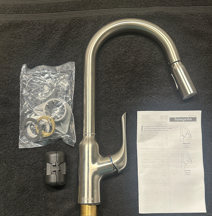 Hansgrohe 71843801 Allegro Single Hole Pull Down Kitchen Faucet - Parts Only