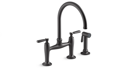 Kohler K-28356 Edalyn by Studio McGee Widespread Bridge Kitchen Faucet - NEW