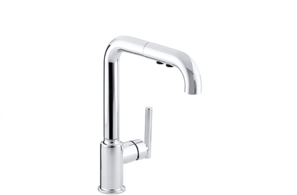 Kohler K-7505 Purist Single Hole Pull Out Kitchen Faucet - NEW