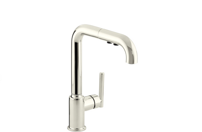 Kohler K-7505 Purist Single Hole Pull Out Kitchen Faucet - NEW