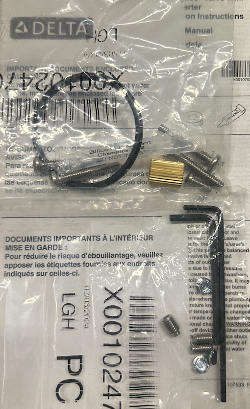 Delta T27T971-PR Galeon 17T Series Thermostatic Valve Trim - OPEN BOX