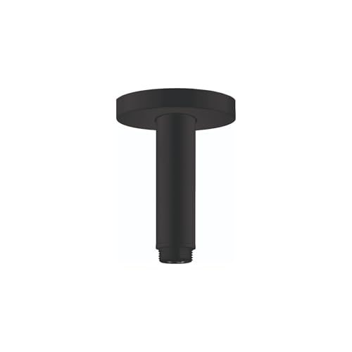 Hansgrohe 27393671, Raindance E Ceiling Mount Shower Arm, Matte Black,