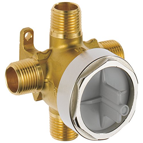 Delta Faucet R11000 Diverter Rough-In Valve for Delta 3 Function and 6 Function Diverter Trims