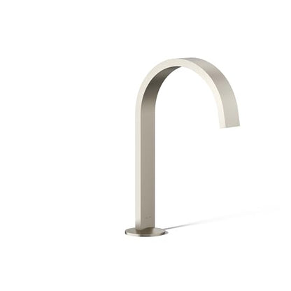 Kohler K-77968-BN Components 1.2 GPM Single Hole Bathroom Faucet with Pop-Up Drain Assembly - Less Handles - OPEN BOX