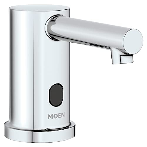 Moen M-POWER Deck Mounted Electronic Soap Dispenser with 50-3/4 oz Capacity, 8560